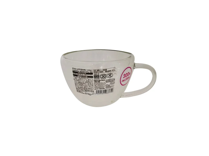 Double Wall Glass - with handle-5.41fl oz.-160mL