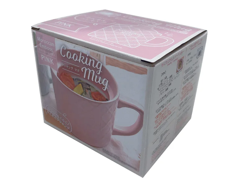 Cooking Mug Moroccan Emboss Pink