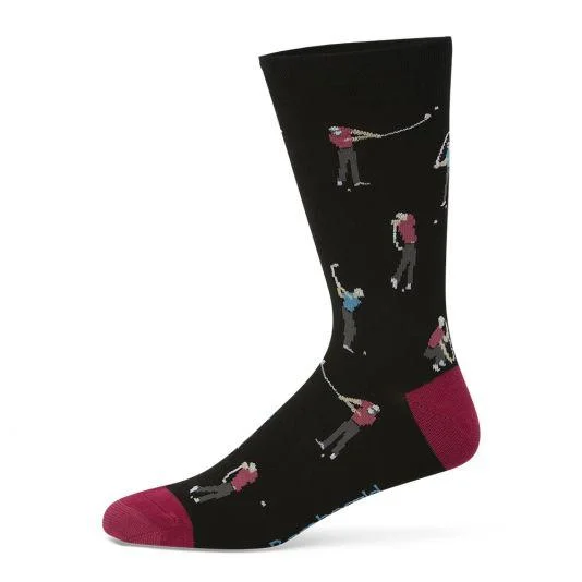 Bamboozld Hole In One Black Socks