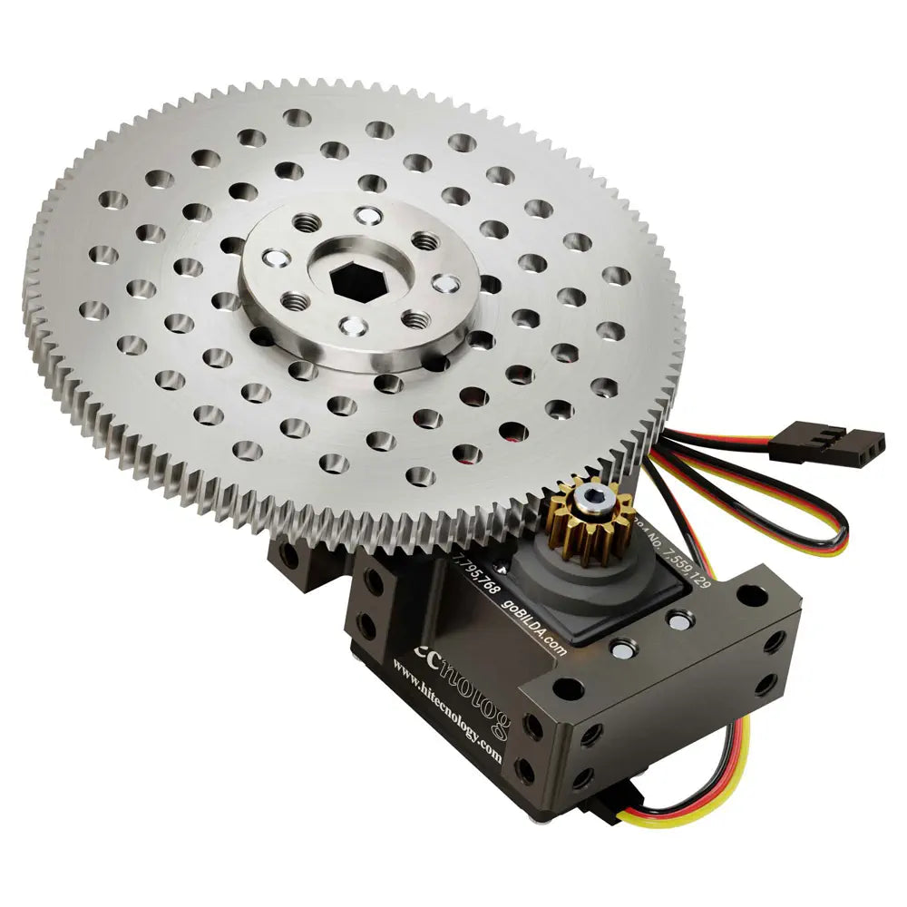 ServoCity Shark-9 Servo Gearbox (1.26 Sec/60°, 8 rpm, 4248 oz-in, 280°) (Feedback Mode)