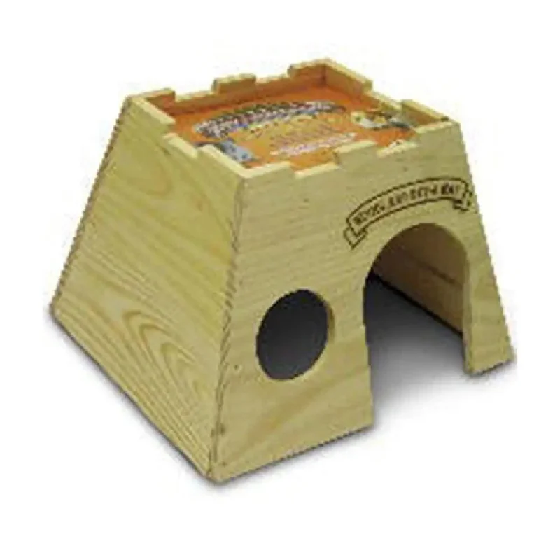 Kaytee® Woodland Get-A-Way Home for Small Animal Wooden Color Large