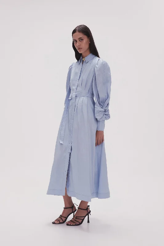 Bonnie Knot Sleeve Midi Dress