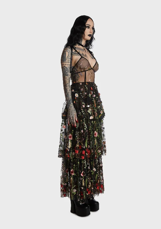 Botanical Muse Maxi Dress