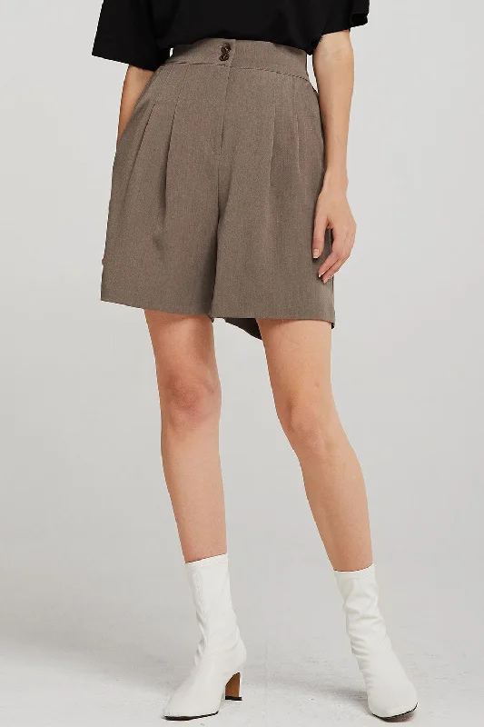 Mackenzie Bermuda Shorts w/Pintuck Detail