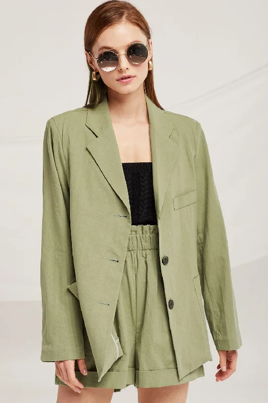 Madeline Oversized Linen Jacket