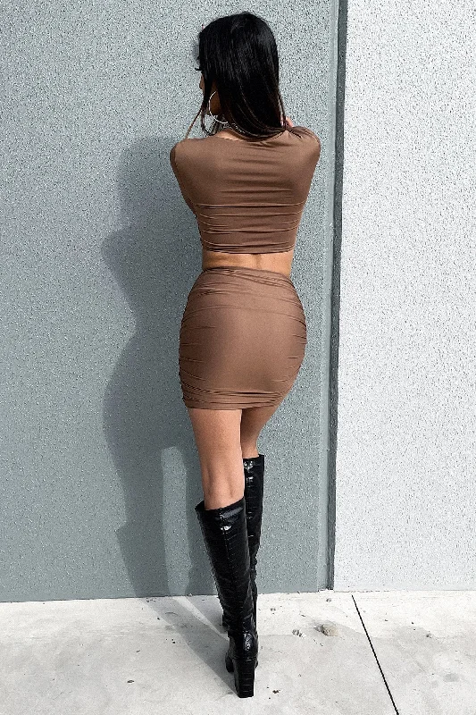 Banks Skirt - Brown