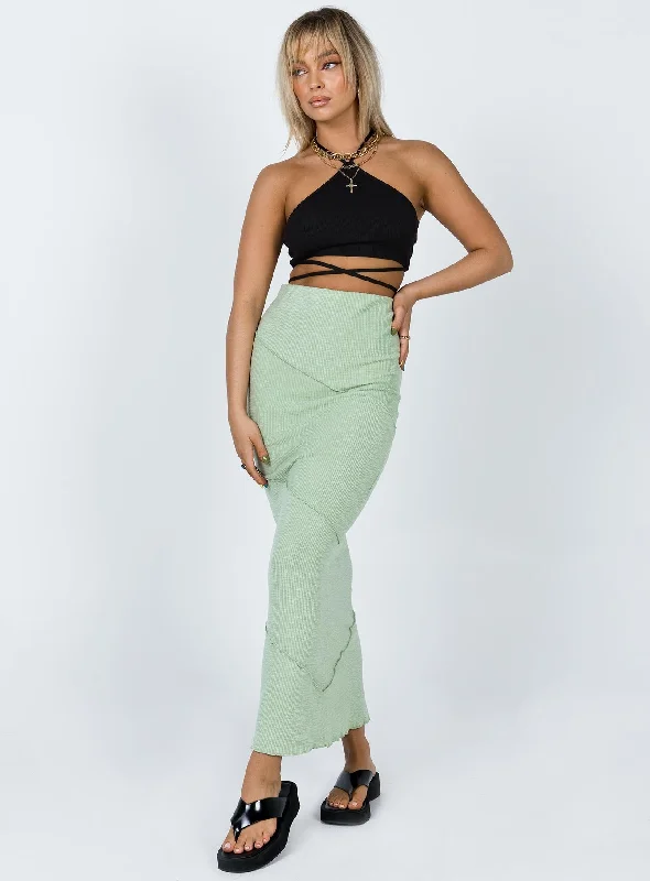 Oscar Maxi Skirt Sage