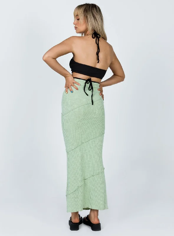 Oscar Maxi Skirt Sage