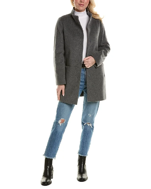 Cinzia Rocca Icons Short Wool & Cashmere-Blend Coat