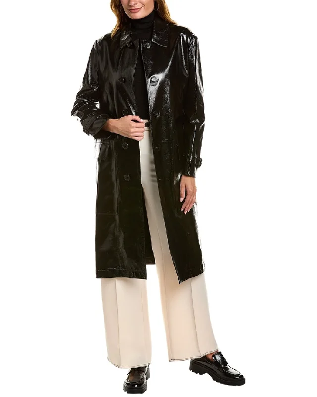 Ferragamo Patent Coat