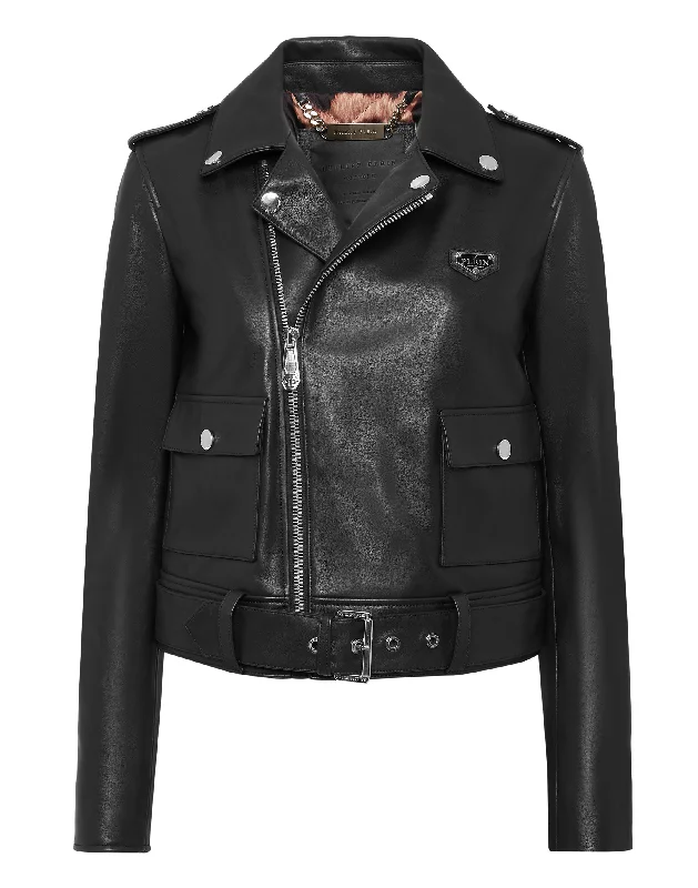 Leather Biker Iconic Plein