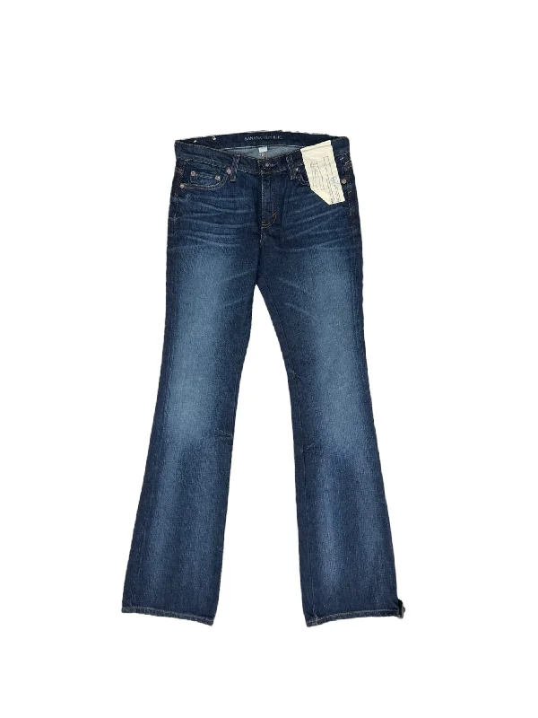 Blue Denim Jeans Flared Banana Republic, Size 28