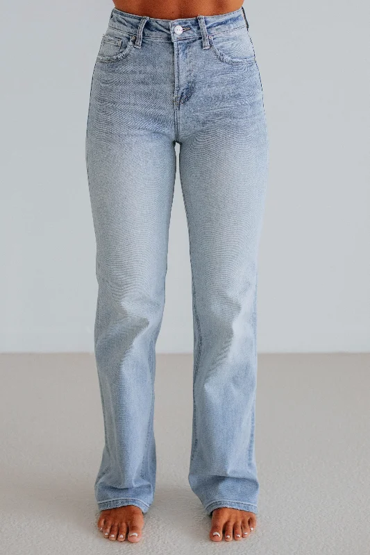 Maranie Risen Jeans - Light Wash