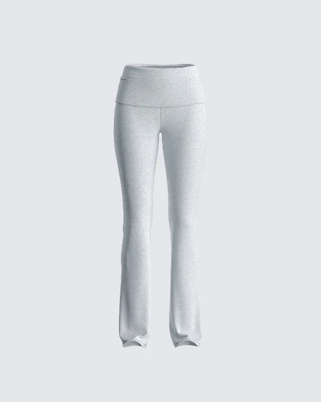 Noam Heather Grey Foldover Legging