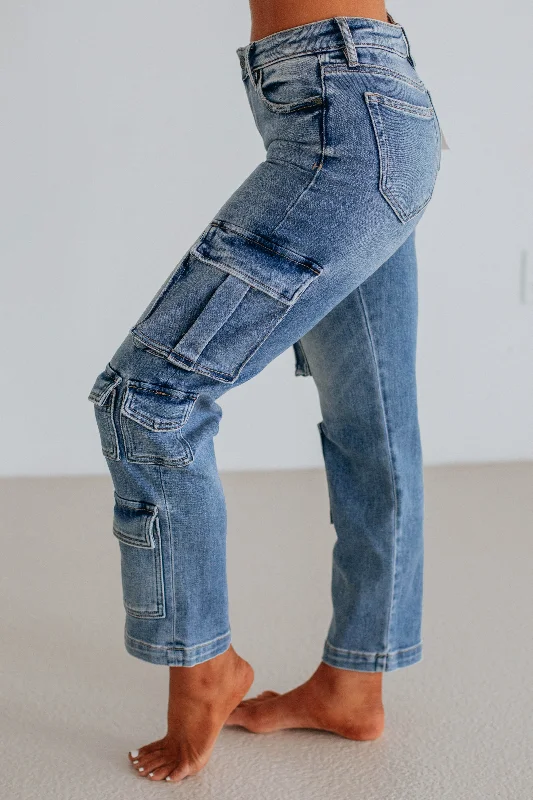 Tracey Hidden Cargo Jeans - Staredown