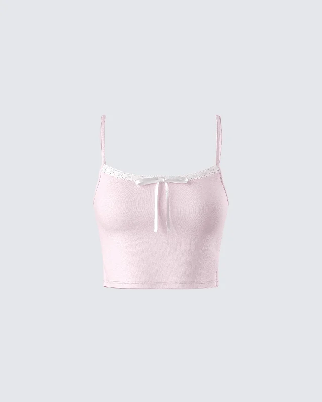 Fable Pink Bow Cami