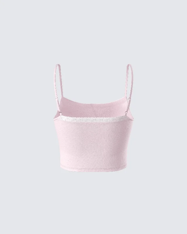 Fable Pink Bow Cami