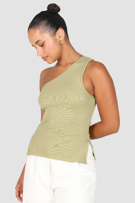 XANTIA KNIT TOP KHAKI