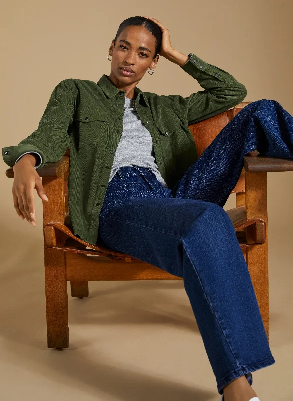 Beata Organic Corduroy Relaxed Shirt