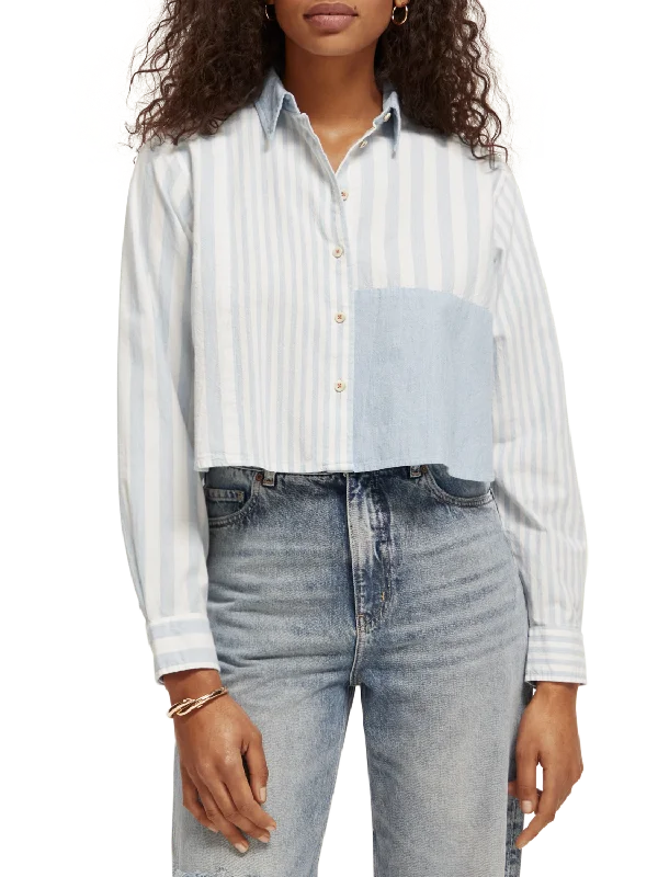 Cropped Boxy Fit Shirt