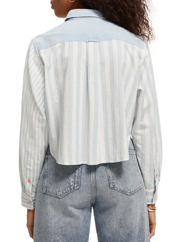 Cropped Boxy Fit Shirt