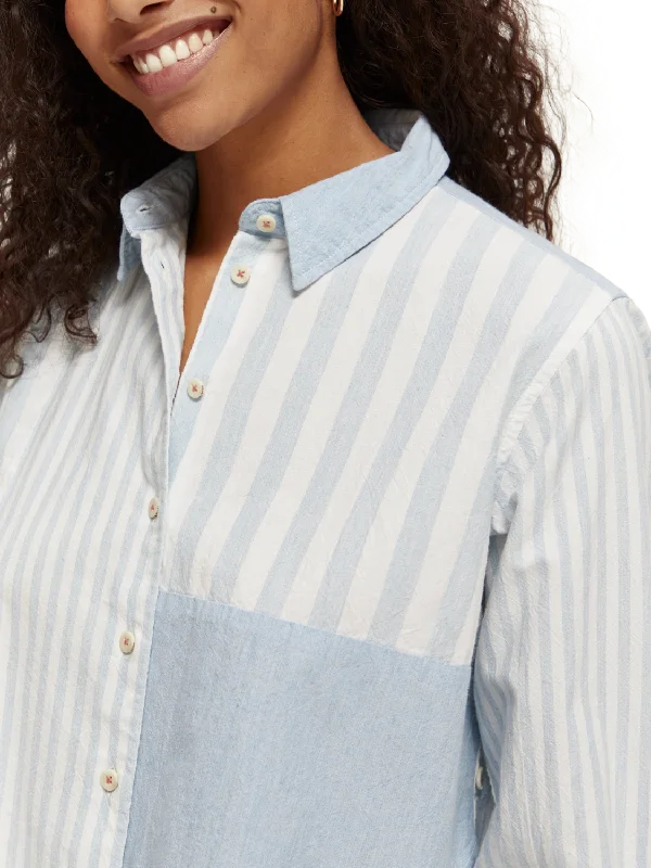 Cropped Boxy Fit Shirt