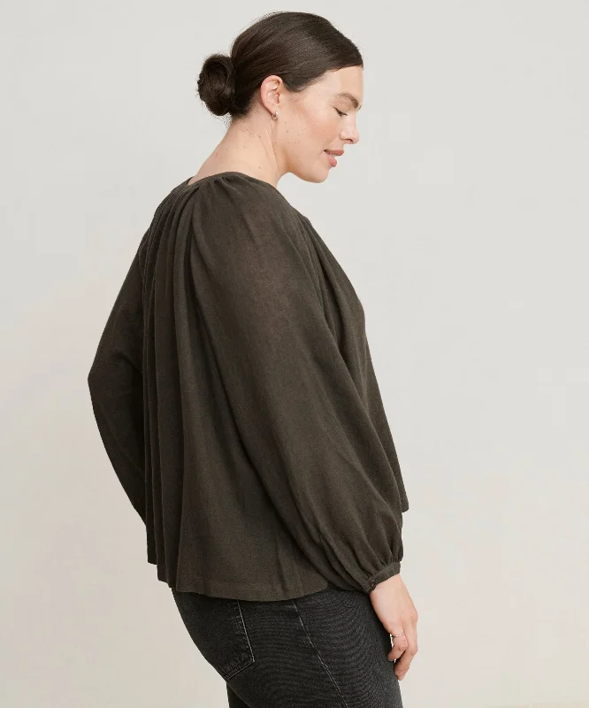 Long-Sleeve Willow Blouse