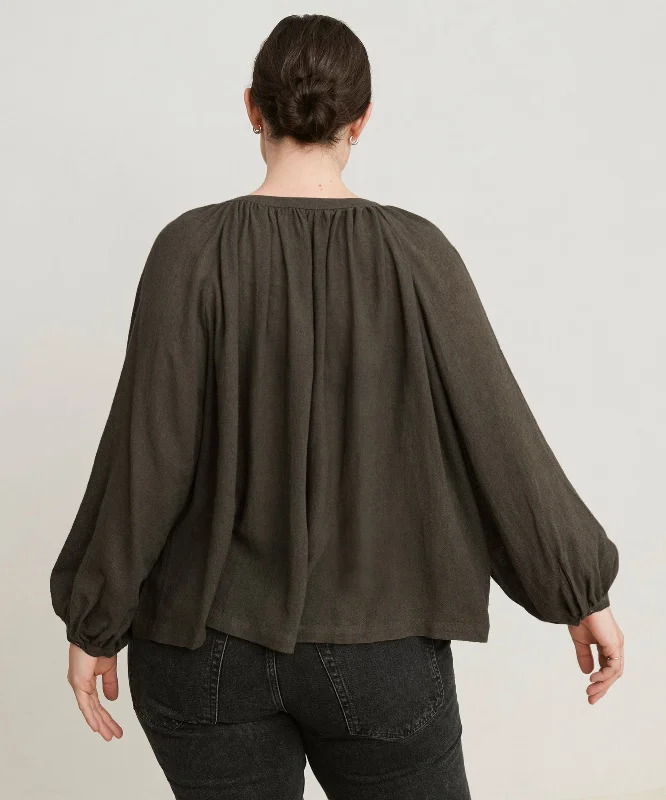 Long-Sleeve Willow Blouse