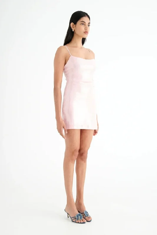 Juliano Sequin Mini Dress Candy Floss