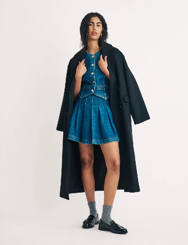 Denim Sinatra Waistcoat Mini Dress