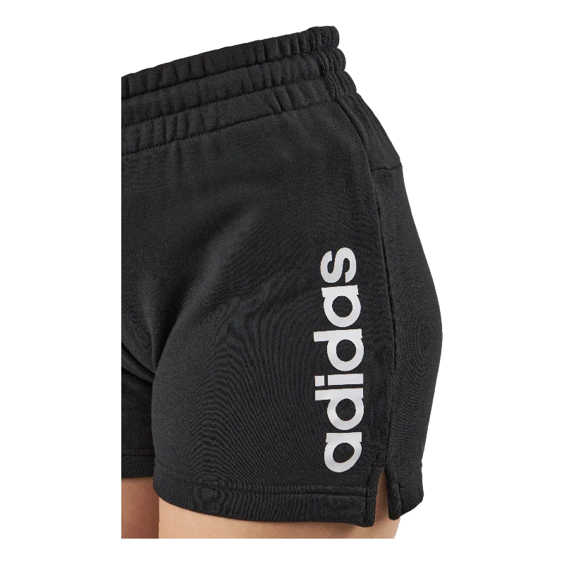 Essentials Linear French Terry Shorts Black / White