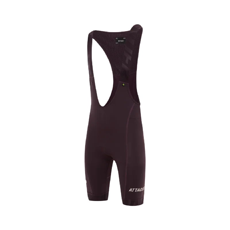 Attaquer All Day Bib Short - Aubergine