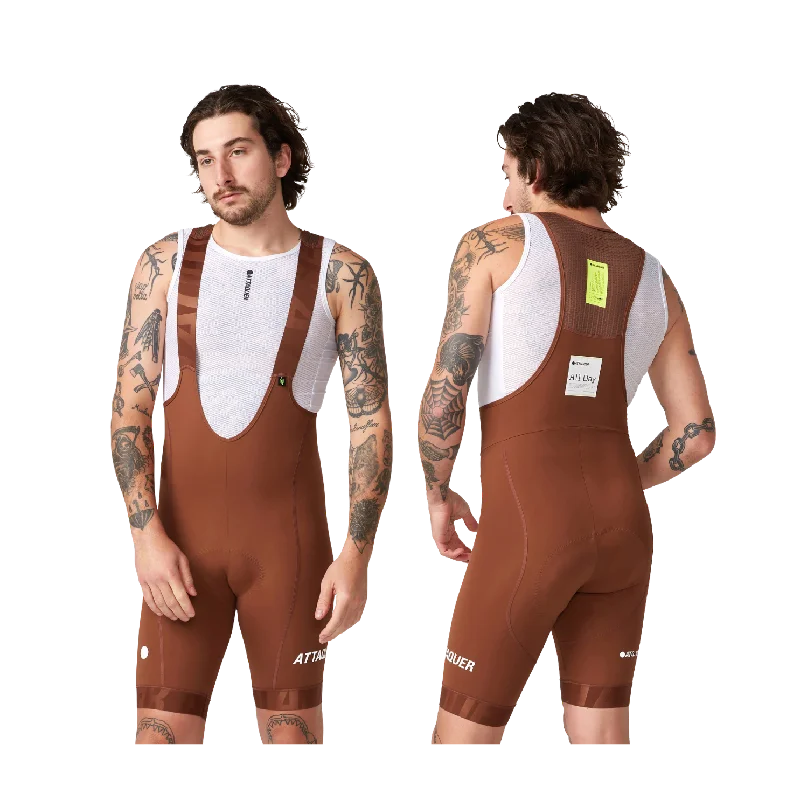 Attaquer All Day Bib Short - Burnt Orange