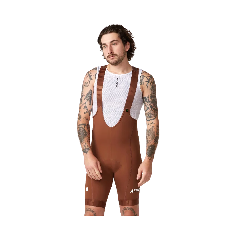 Attaquer All Day Bib Short - Burnt Orange