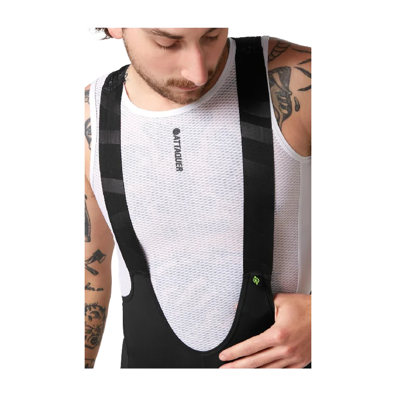 Attaquer All Day 3/4 Bib - Black/White Logo