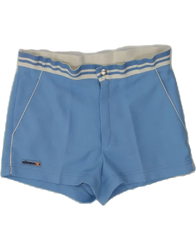 ELLESSE Womens Chino Shorts W30 Medium Blue