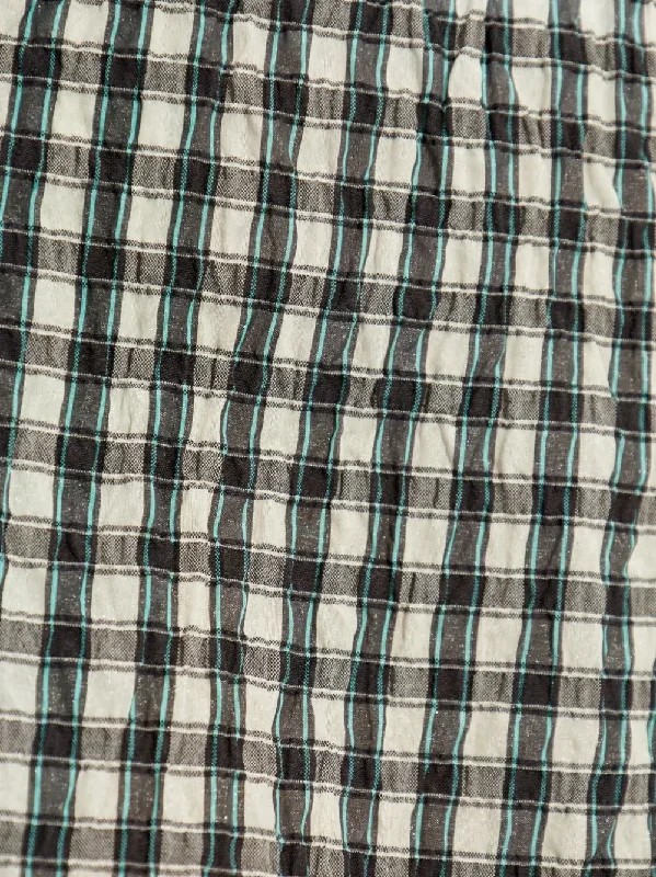 Seersucker Check Elasticated Shorts