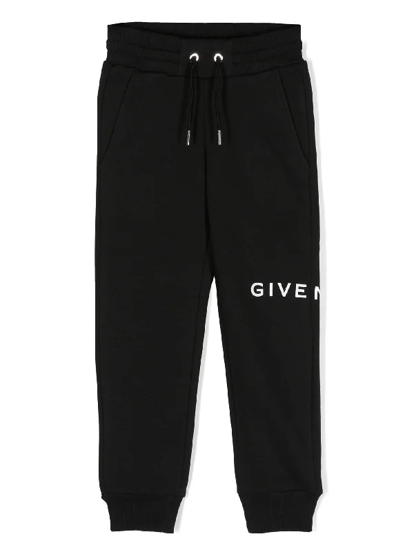 Pants in black cotton