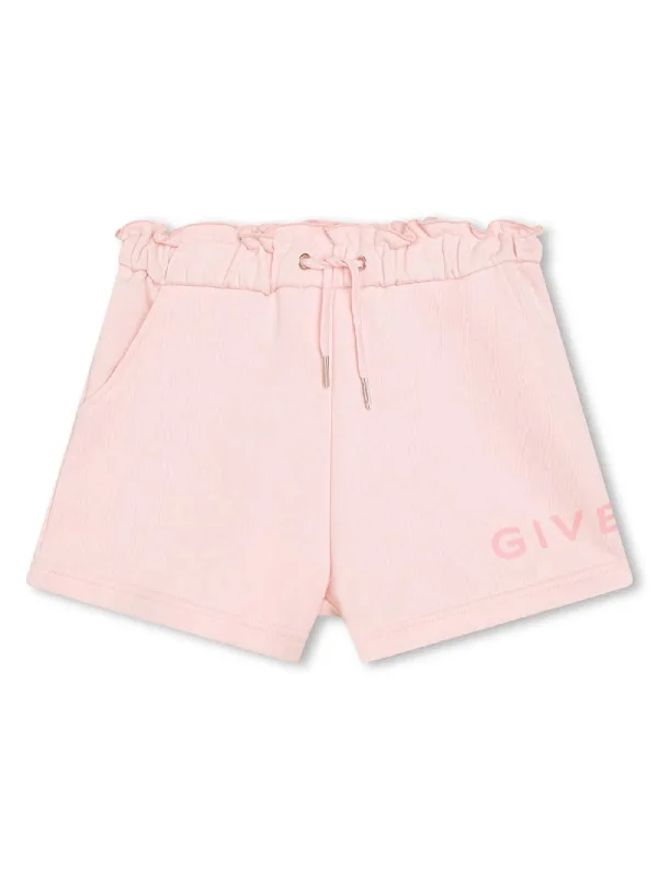 Shorts in rose-pink cotton