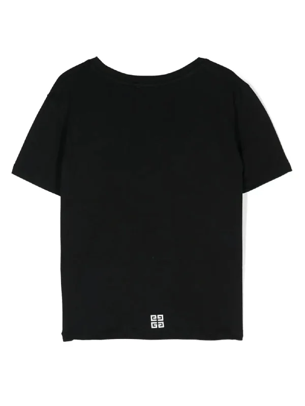 T-Shirt in black cotton