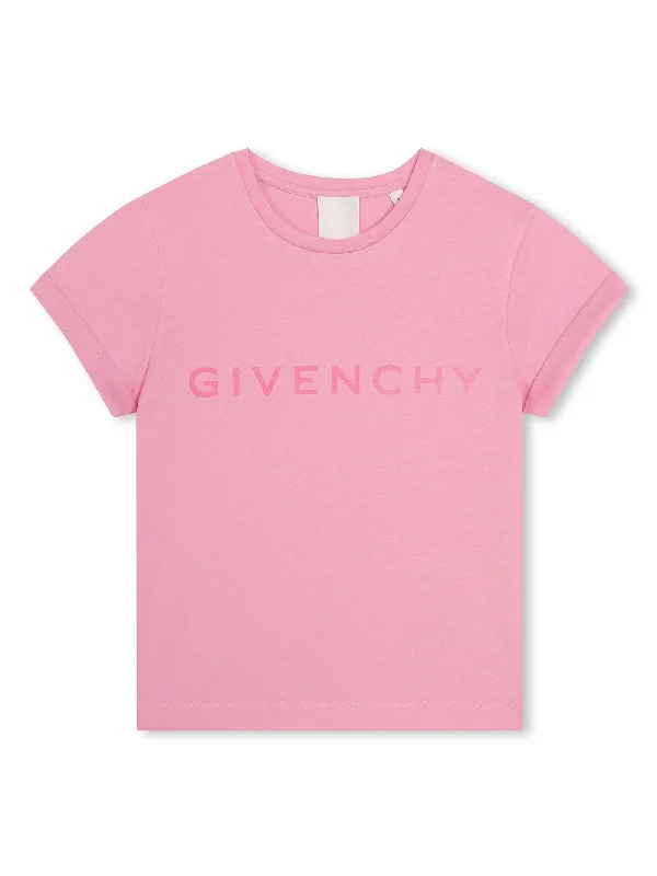 T-Shirt in rose-pink cotton