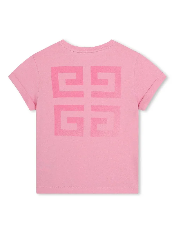 T-Shirt in rose-pink cotton