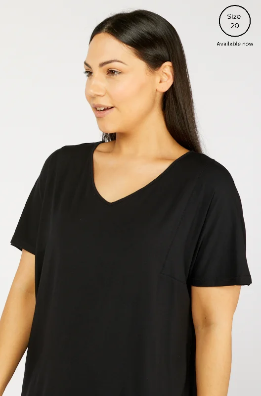 Ivy Swing Tee - Black