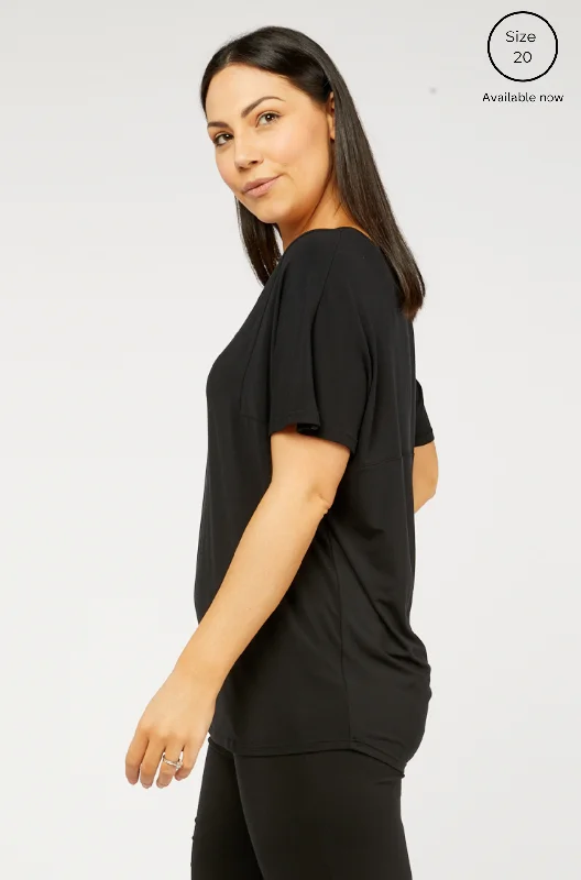 Ivy Swing Tee - Black