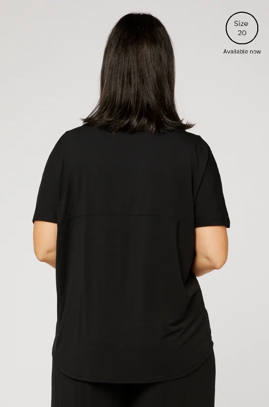 Ivy Swing Tee - Black