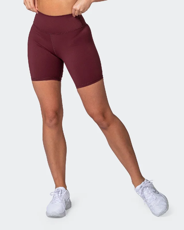 Motion Bike Shorts - Dark Plum