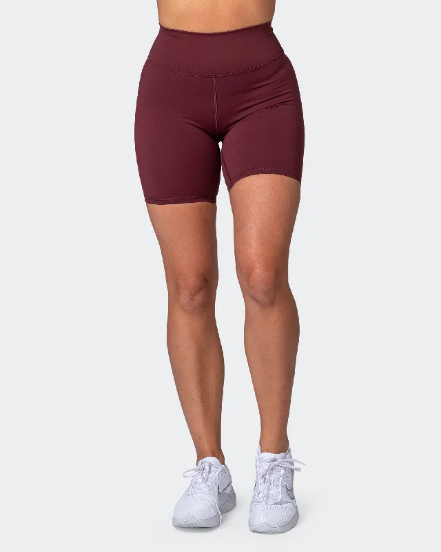 Motion Bike Shorts - Dark Plum