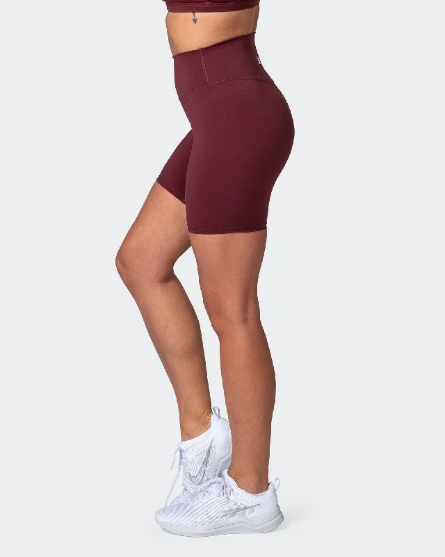 Motion Bike Shorts - Dark Plum