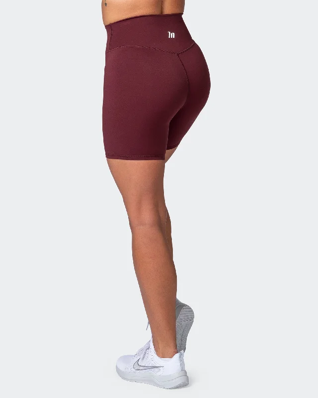 Motion Bike Shorts - Dark Plum