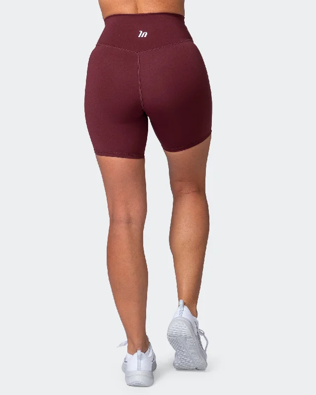 Motion Bike Shorts - Dark Plum